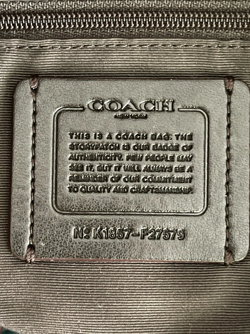 Coach Lexy Signature Jacquard & Leather Shoulder Bag - Picture 9 of 10